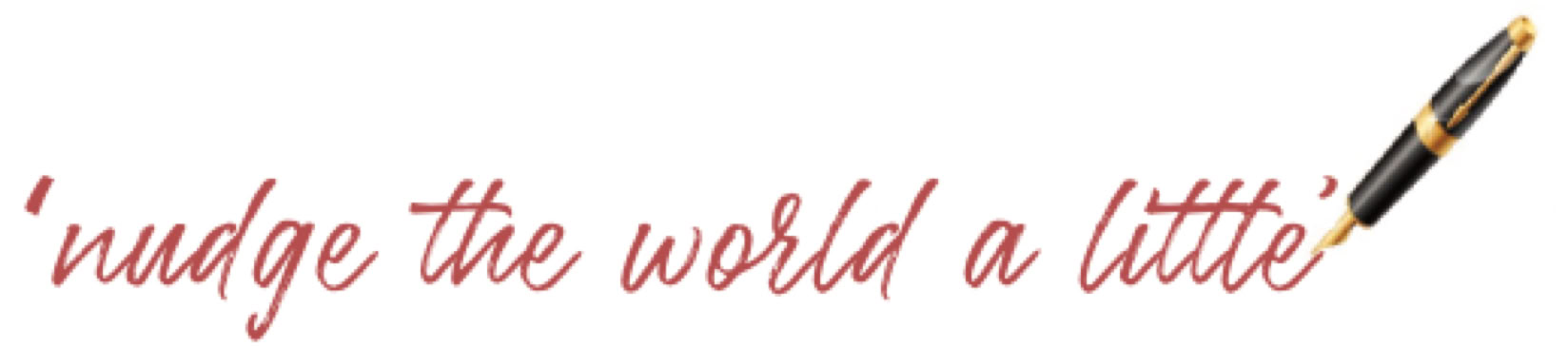 Pen writing Rainbow Works tagline