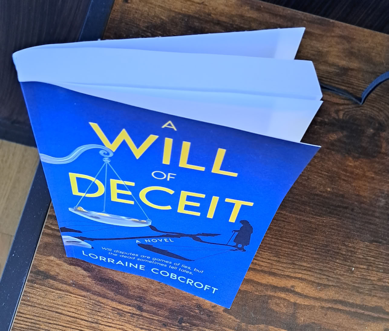 Picture of the printed book "A Will of Deceit"