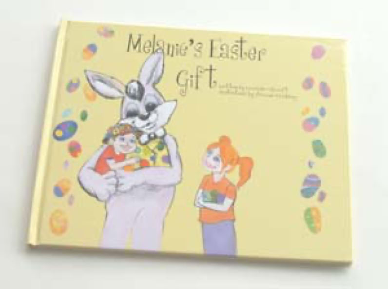 A 3D Image of the children's book Melanie's Easter Gift